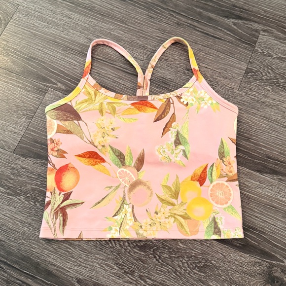Beyond Yoga Pink Floral Crop Top - Picture 1 of 5